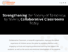 Tablet Screenshot of collaborativeclassroom.org